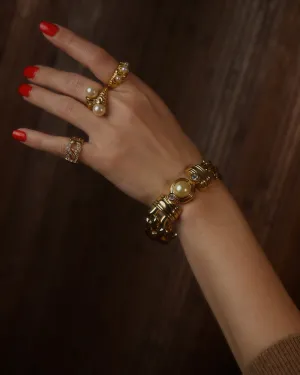 Vintage KJL Pearl Bracelet