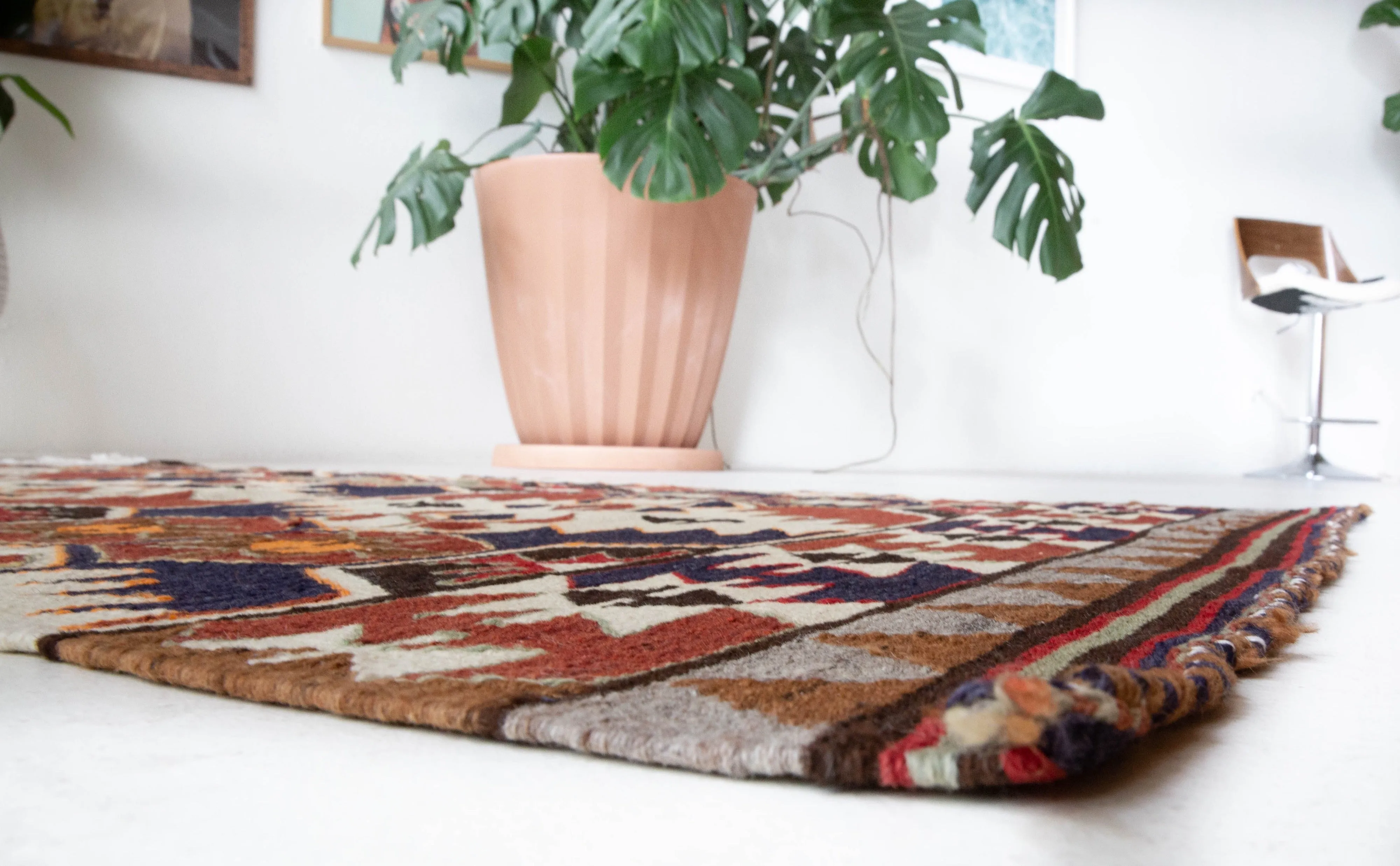 Vintage Toros Kilim Rug 3'5"x5'10"