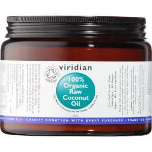 Viridian 100% Organic Raw Coconut Oil 500g