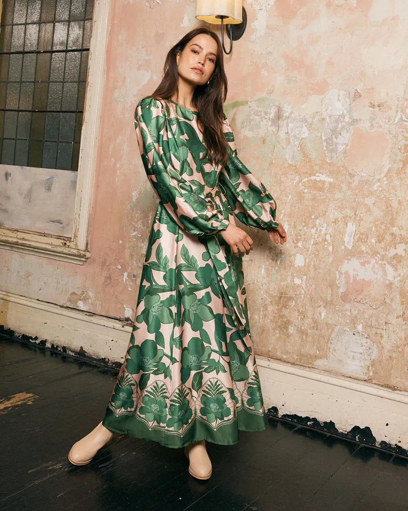 Walnut - Paris Dress - Jaguar Jungle