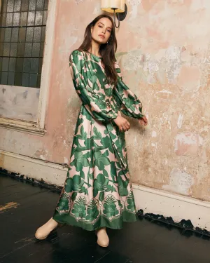 Walnut - Paris Dress - Jaguar Jungle