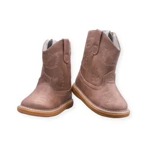 Western Toddler Cowboy Boot in Beige
