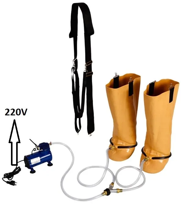 Whirlpool Therapy Boots with Compressor