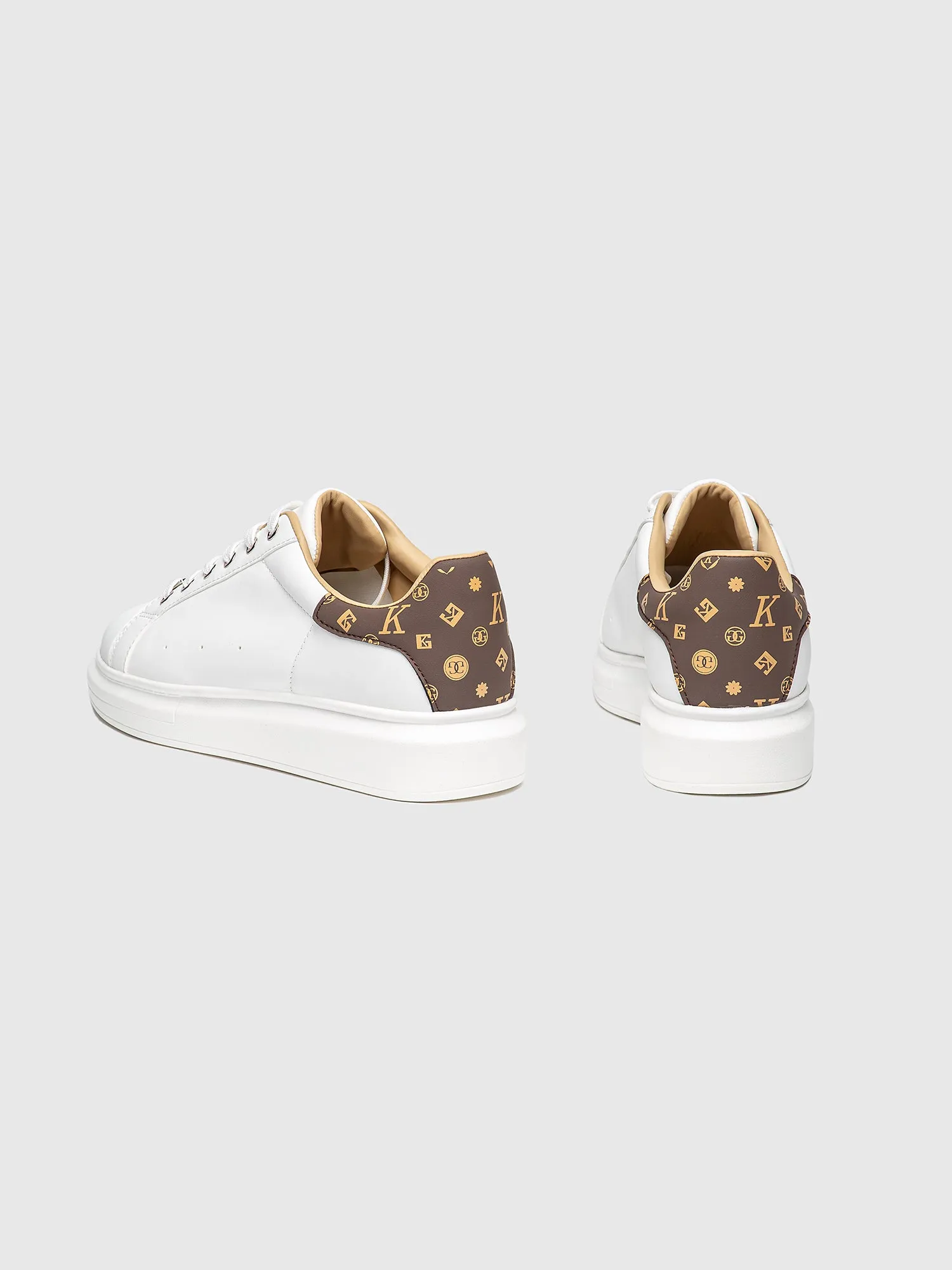 White Logomania Sneakers