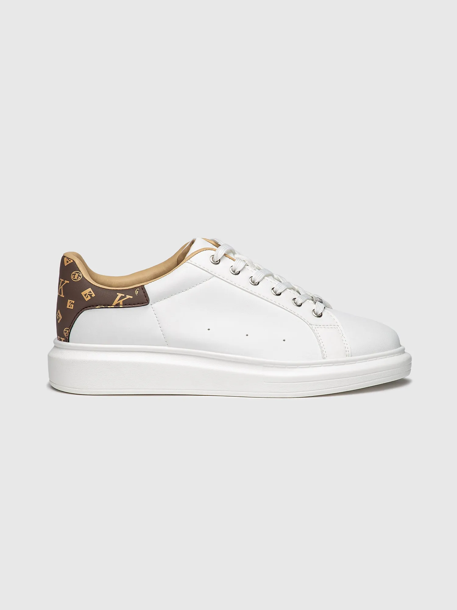 White Logomania Sneakers