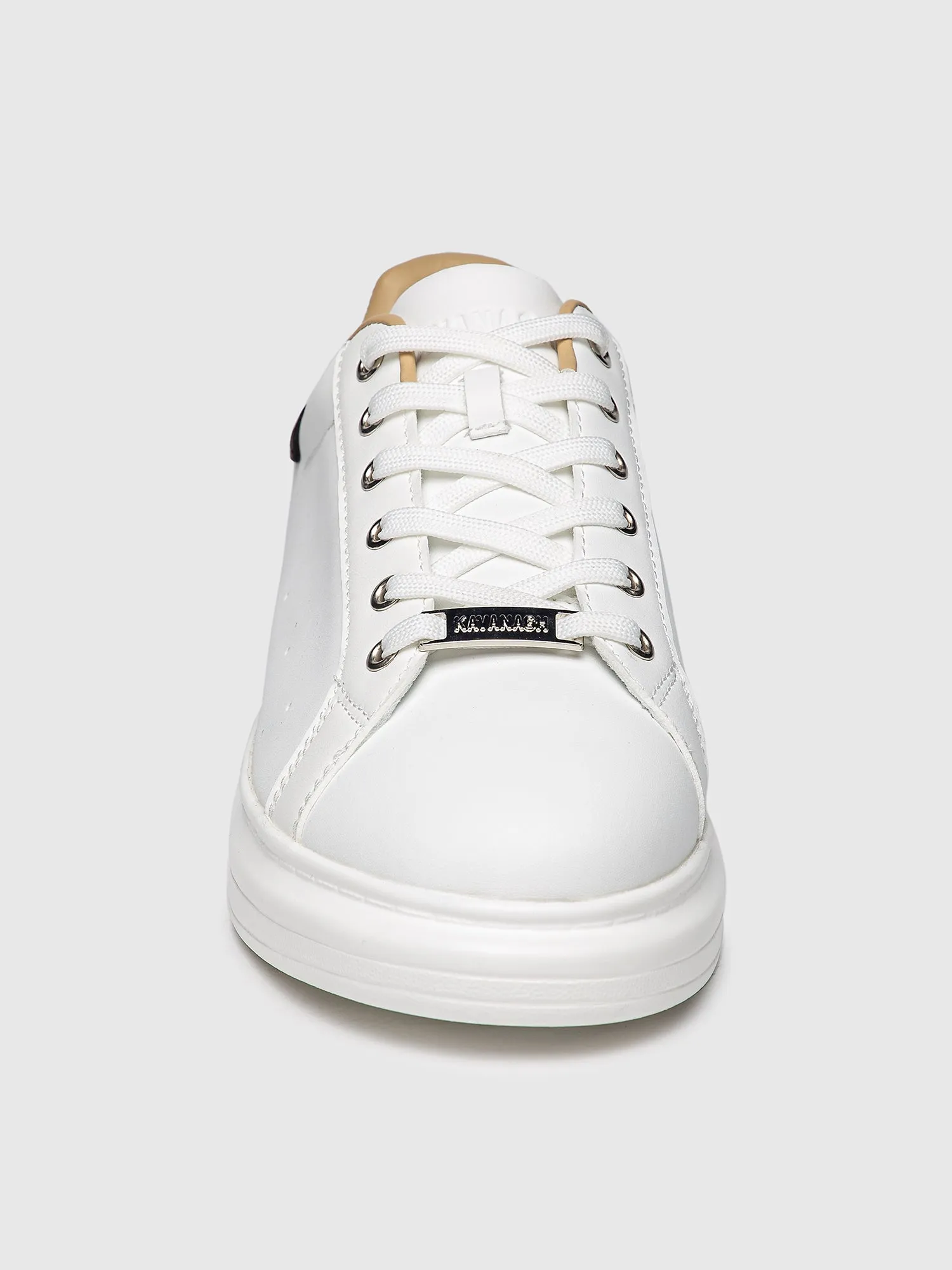 White Logomania Sneakers