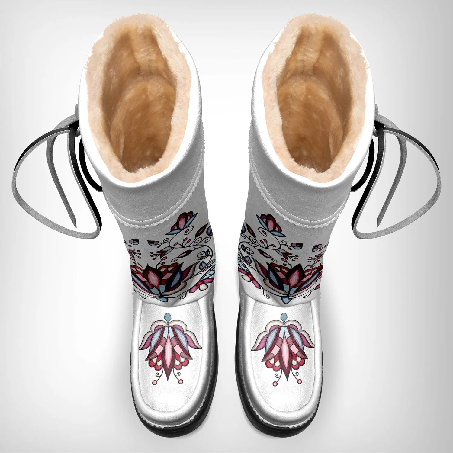 Winter Roseblush Real Leather MocLux