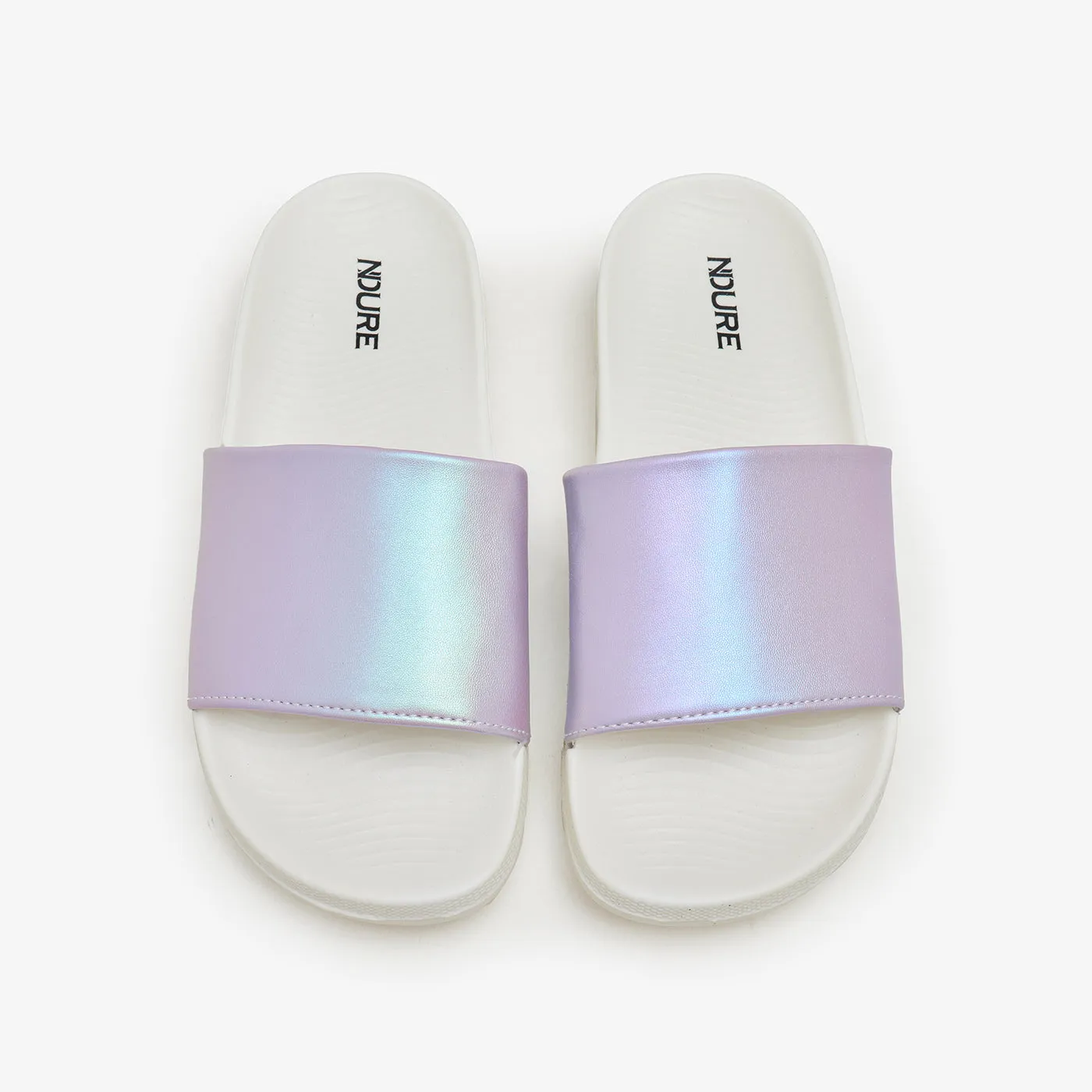 Women's Chrome Slides