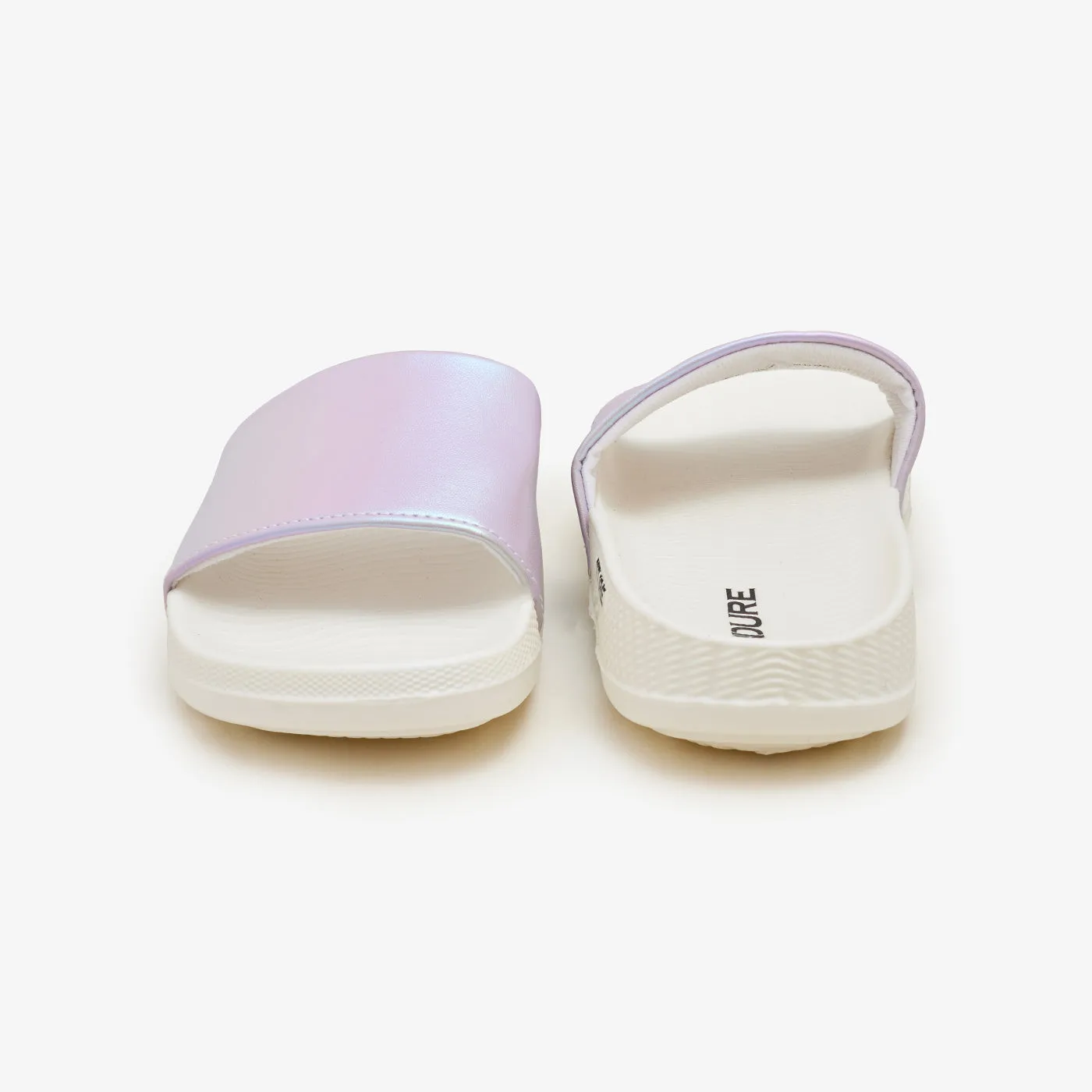 Women's Chrome Slides