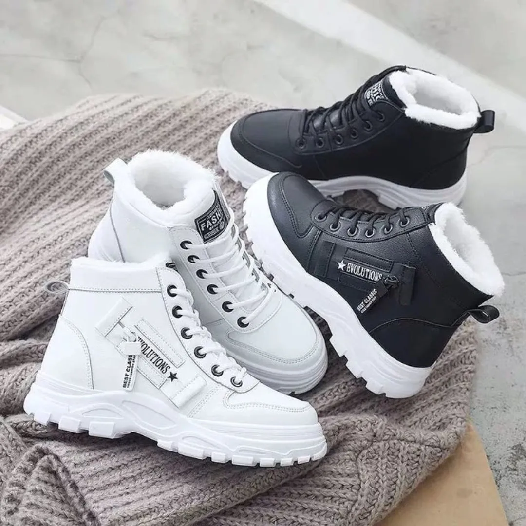 Women's Comfortable Ankle Flat Boots | Winter