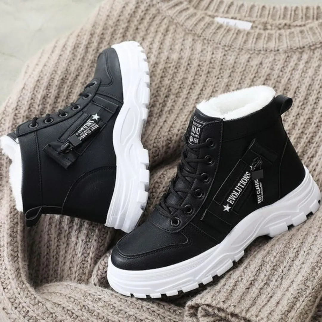 Women's Comfortable Ankle Flat Boots | Winter