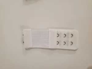 Women's White OR Black 2 Hook bra extender